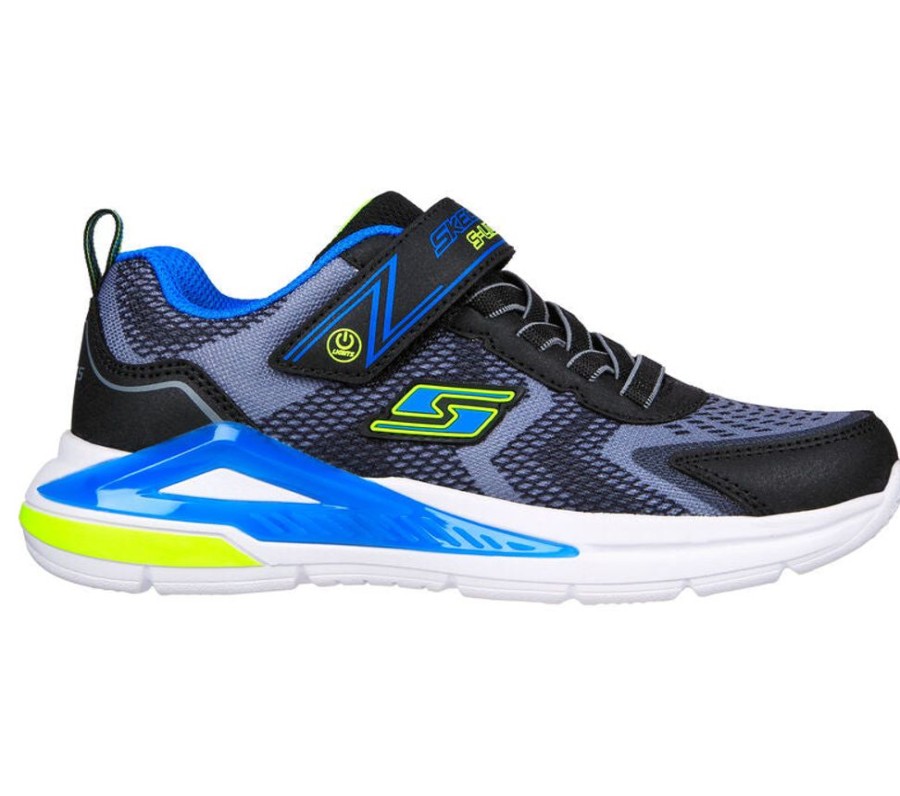 Children Skechers | Skechers Tri-Namics Black/Yellow/Blue