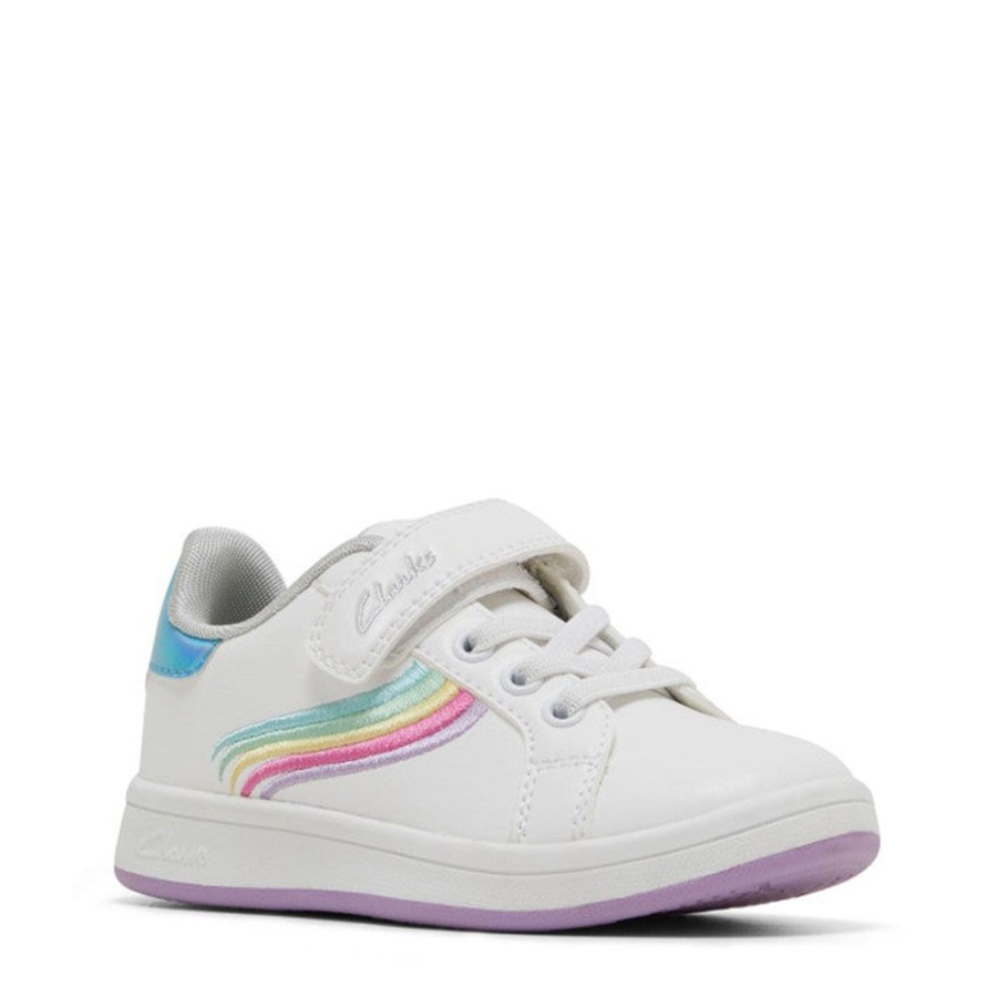 Children Clarks | Clarks Dee Jnr White Multi