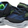 Children Skechers | Skechers Vortex Flash - Black/Blue/Lime Blk/Blue/Lime