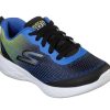 Children Skechers | Skechers Go Run 600 - Haddox Blk/Blue/Lime