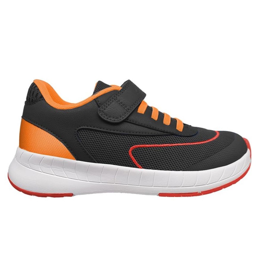 Children Clarks | Clarks Hurricane Graphite/Neon Orange