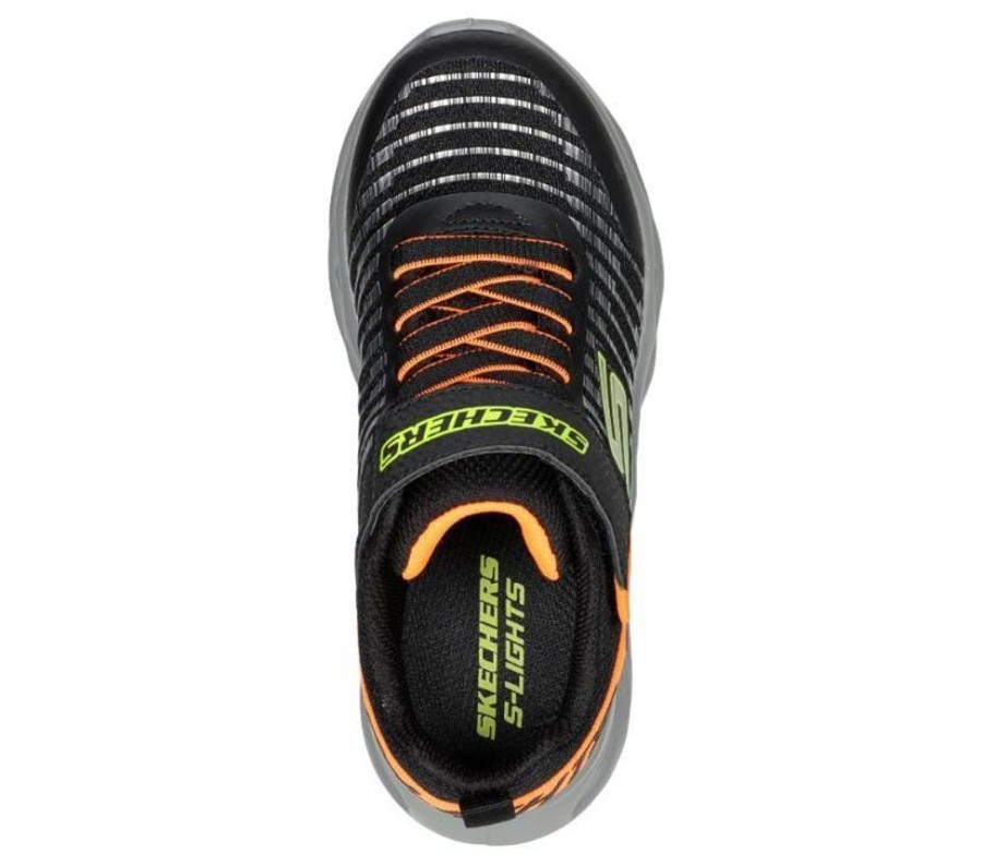 Children Skechers | Skechers Twisty Brights - Novlo Black Orange