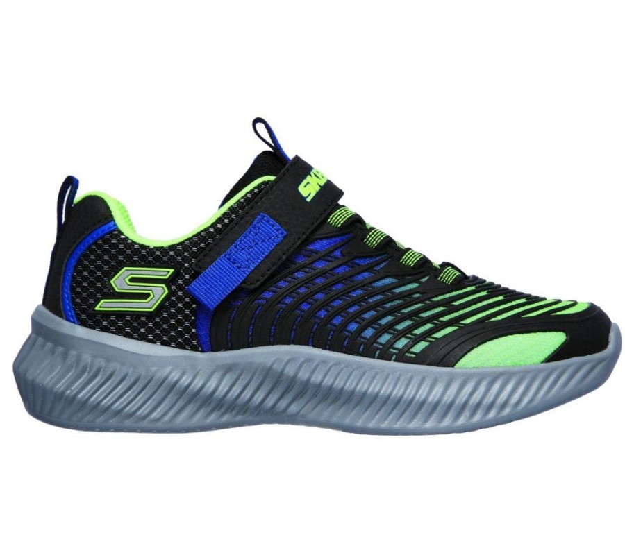 Children Skechers | Skechers Optico Lime Blue