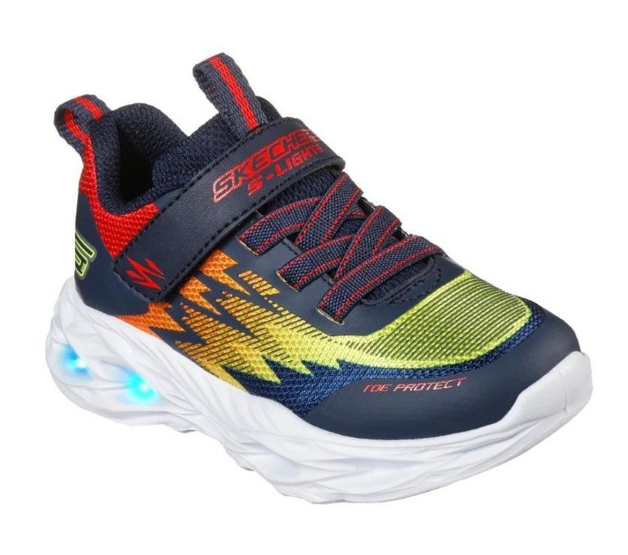 Children Skechers | Skechers Vortex Flash - Zorent Navy Multi