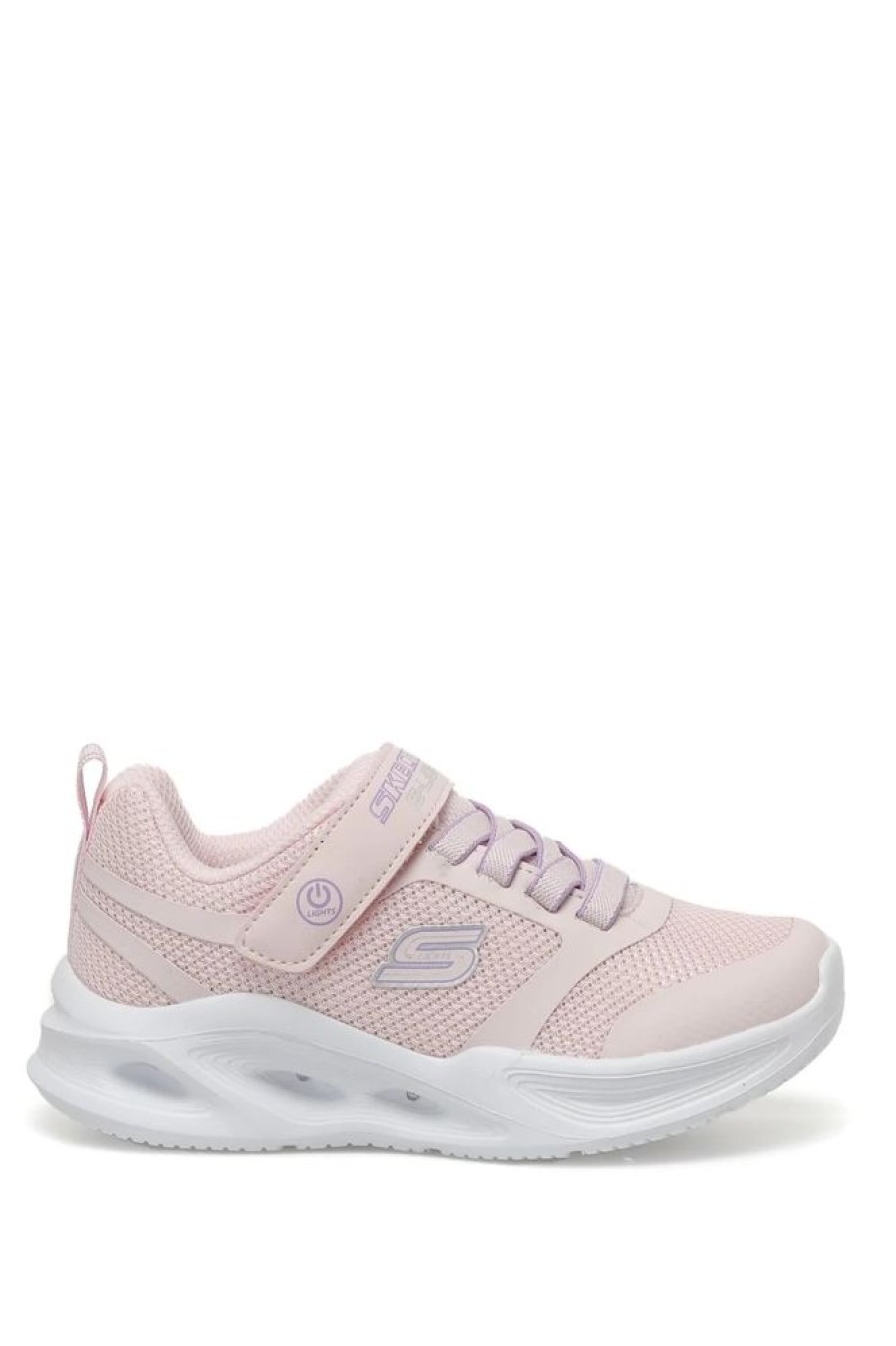 Children Skechers | Skechers Sola Glow Light Pink