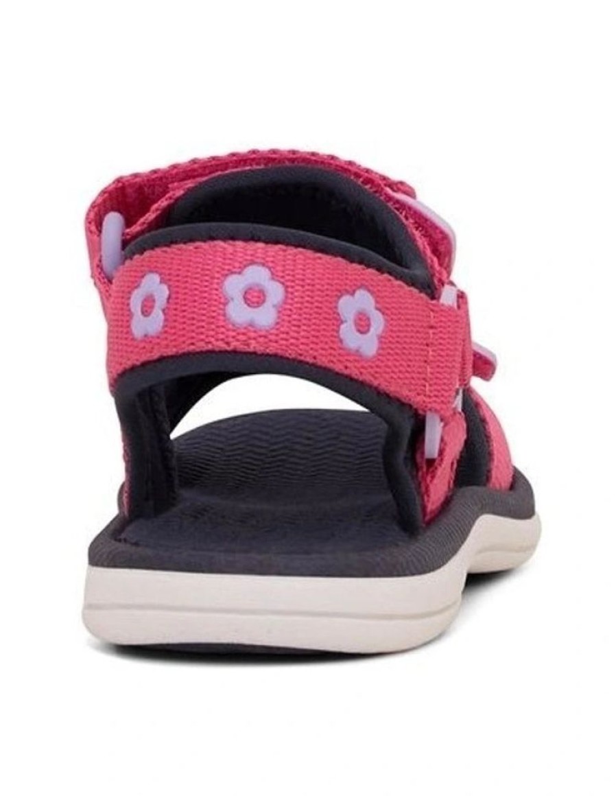 Children Clarks | Clarks Fern E Navy/Lilac/Raspberry