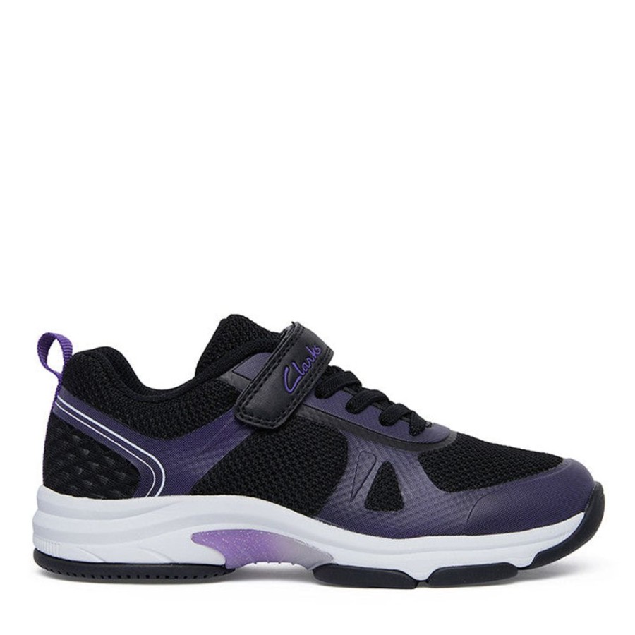 Children Clarks | Clarks Active Black Purple