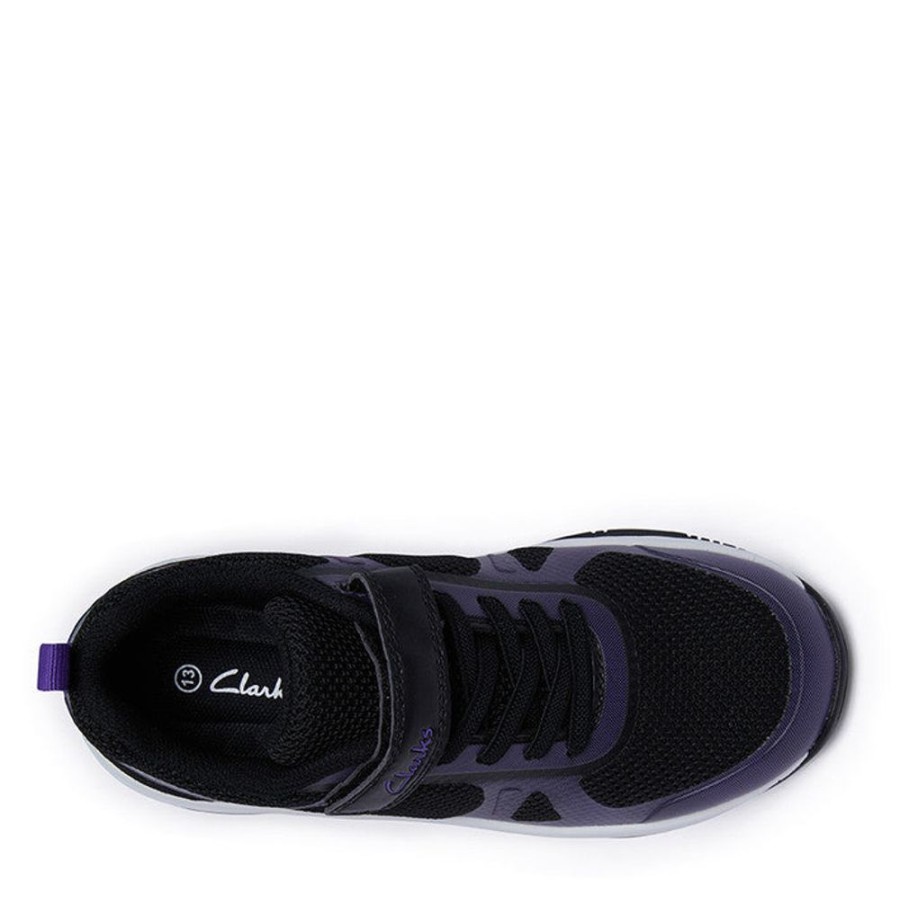 Children Clarks | Clarks Active Black Purple