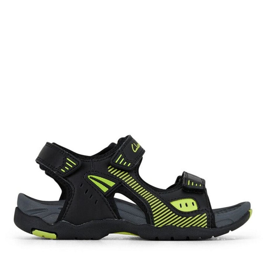 Children Clarks | Clarks Trick Black Lime