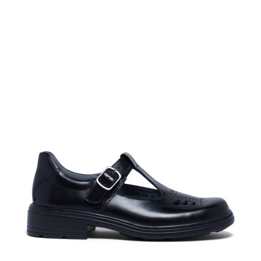 Children Clarks | Clarks Ingrid Snr F Black Hi Shine