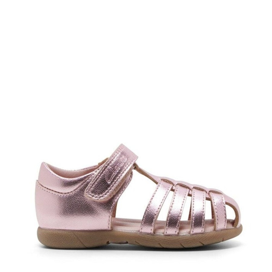 Children Clarks | Clarks Shelly F Pink Metallic