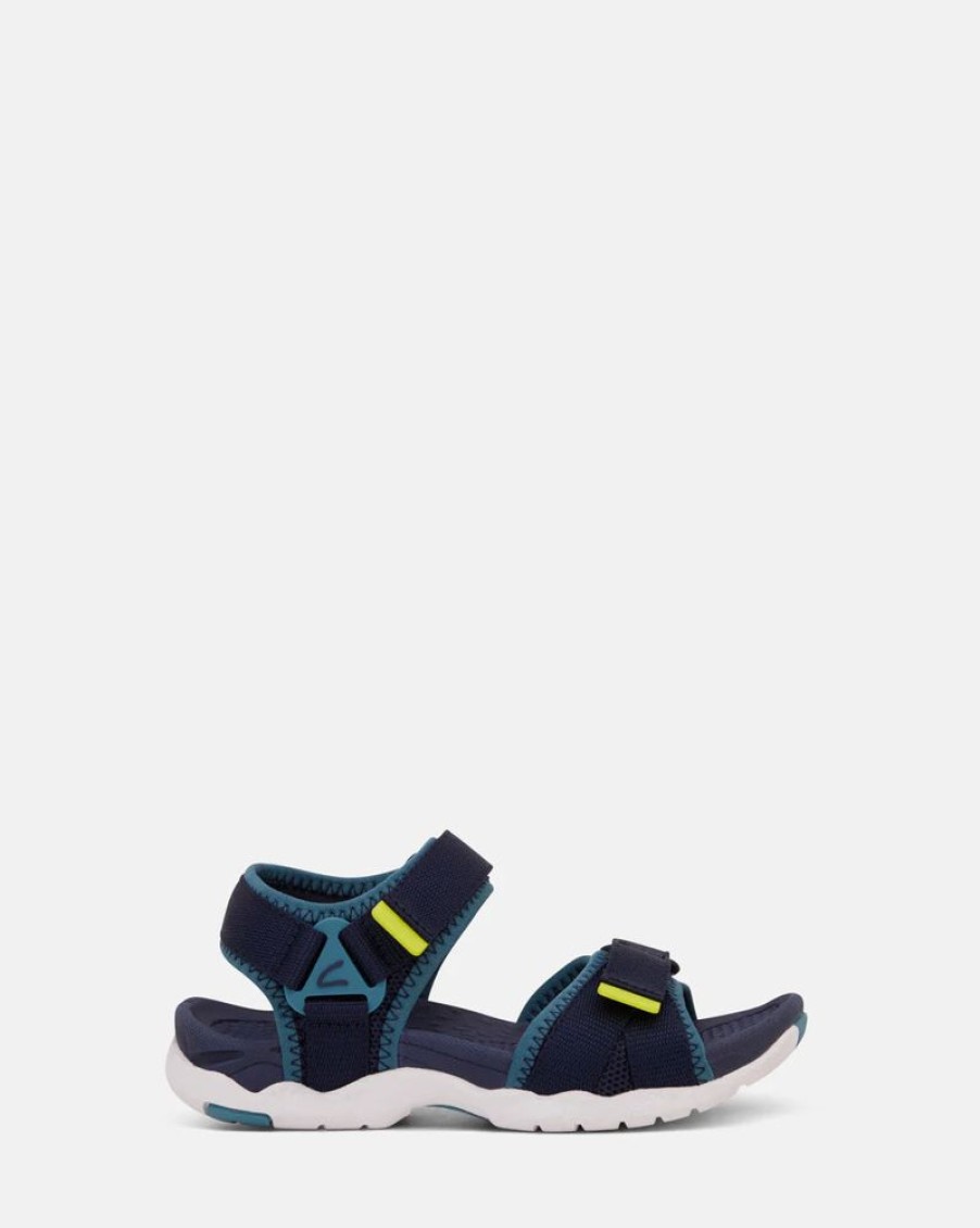 Children Clarks | Clarks Theo E Navy/Light Teal