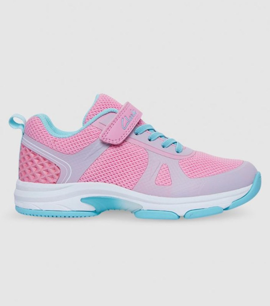 Children Clarks | Clarks Active Pink Turquoise