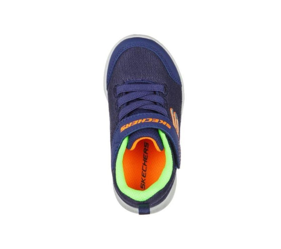 Children Skechers | Skechers Skech-Stepz 2.0 Mini Wanderer Navy Lime