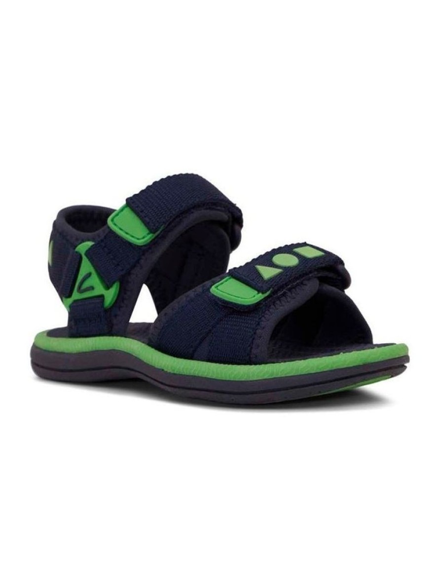 Children Clarks | Clarks Finn E Navy Green