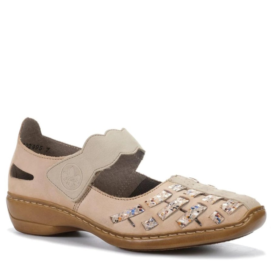 Women'S Rieker | Rieker 41369-60 (Beige) Cliff