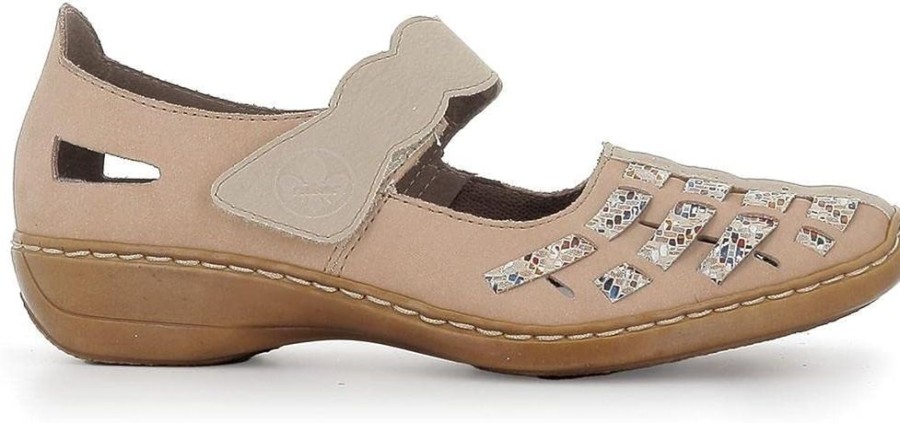 Women'S Rieker | Rieker 41369-60 (Beige) Cliff