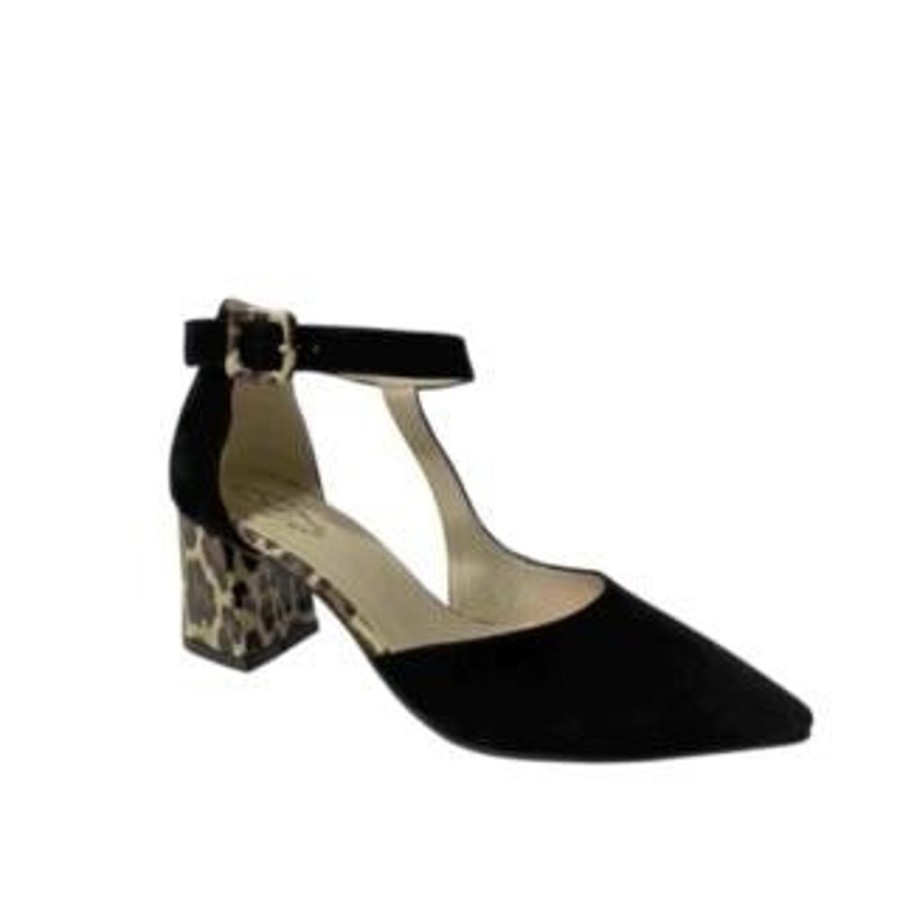 Women'S Vago | Vago Globall Black Suede Ocelot