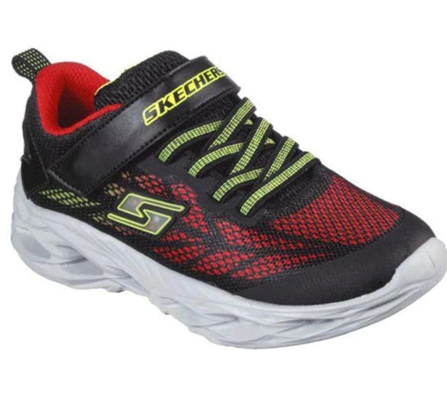 Children Skechers | Skechers Vortex Flash Black/Red