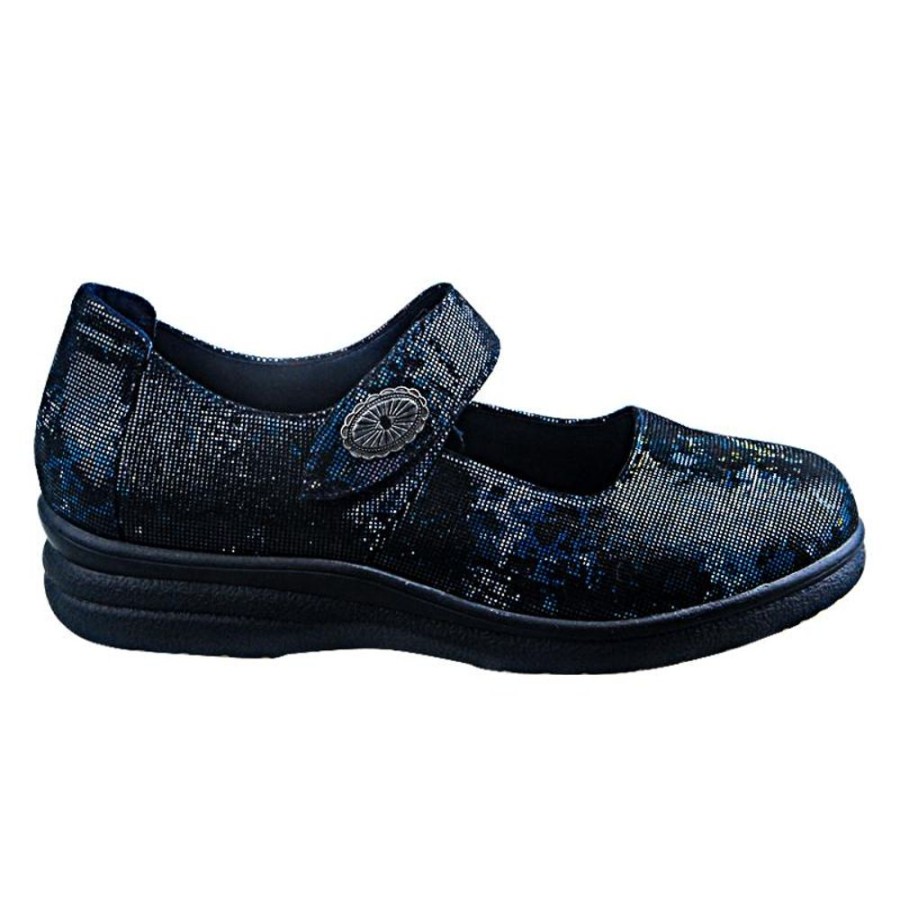 Women'S Pure Comfort | Pure Comfort Safia Navy Multi Swirl